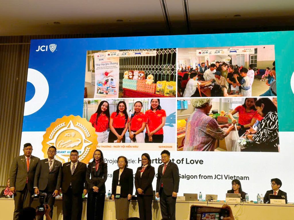 JCI Vietnam ghi dấu ấn quốc tế: Hai dự &aacute;n cộng đồng nhận t&agrave;i trợ 10.000 USD